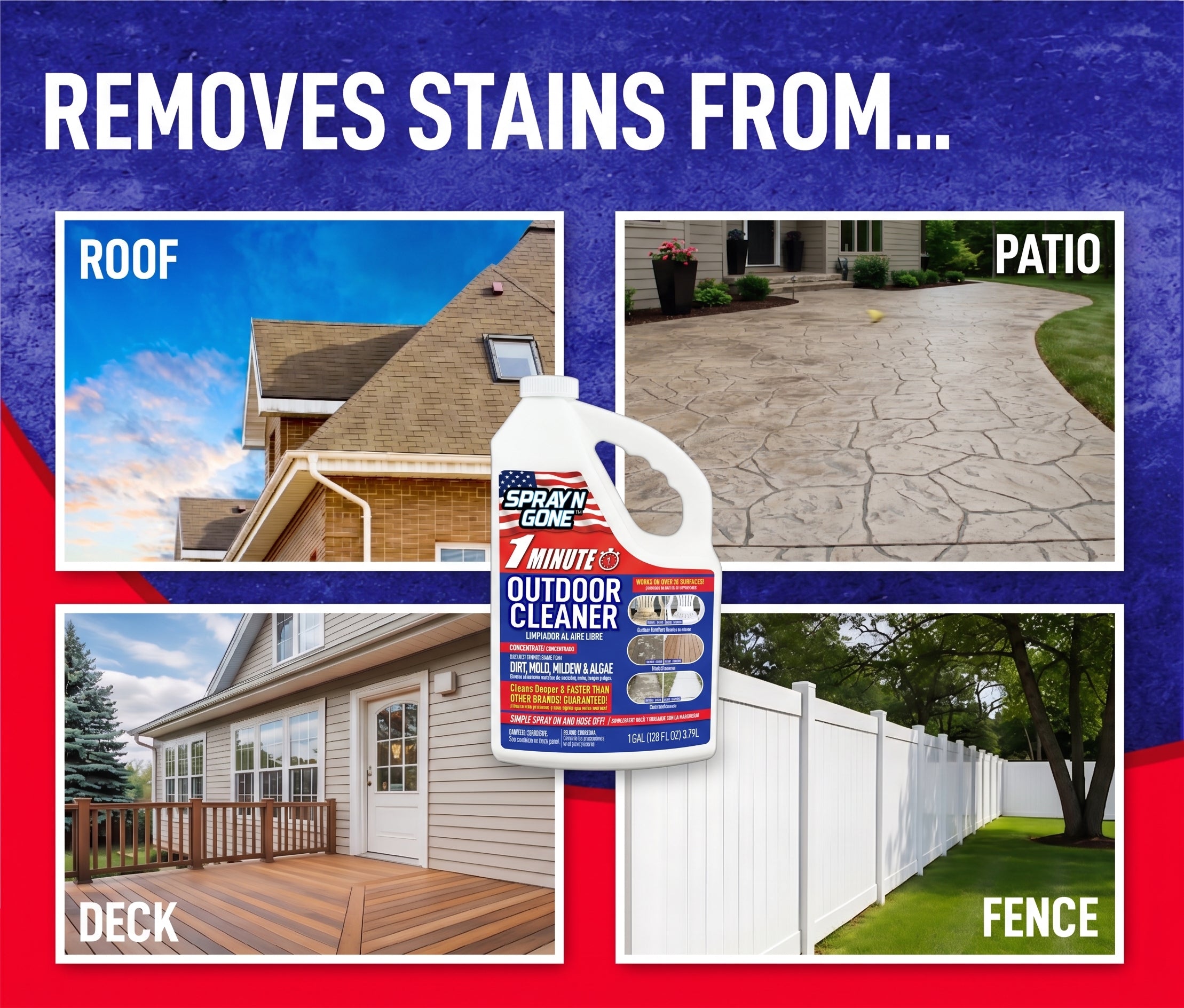 1 Minute Outdoor Cleaner Concentrate