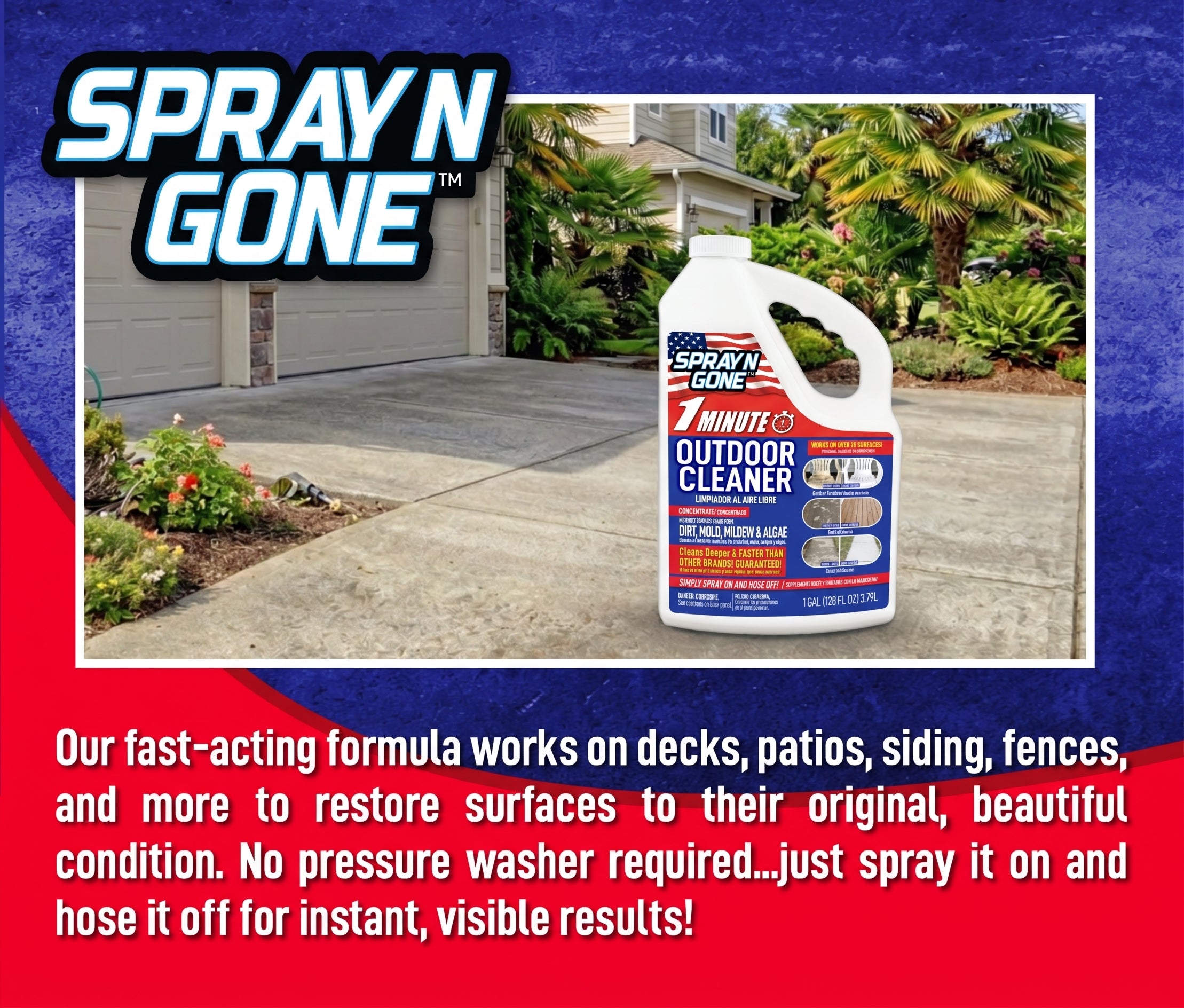 1 Minute Outdoor Cleaner Concentrate