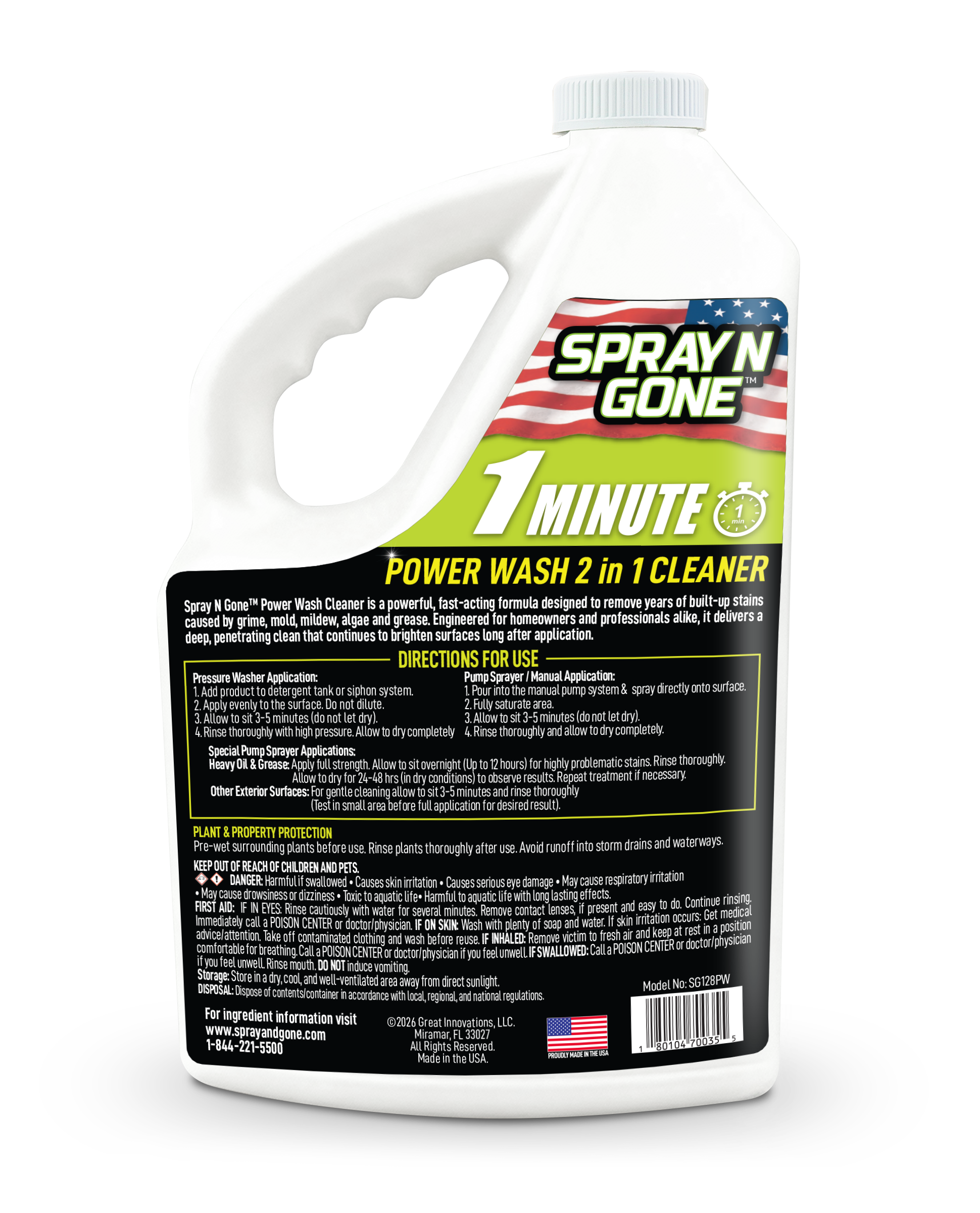 1 Minute Power Wash Cleaner